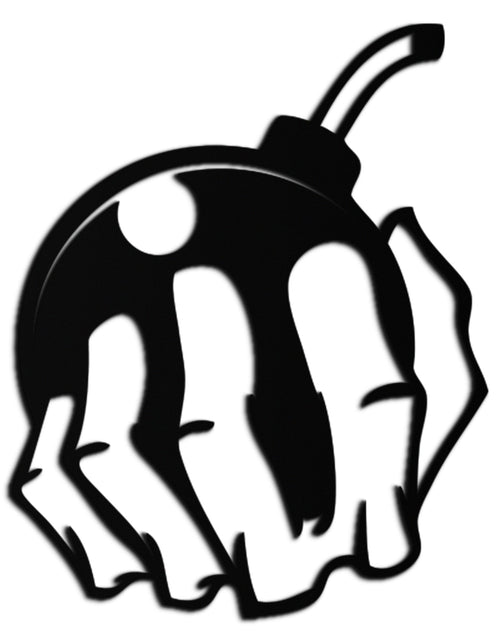 Load image into Gallery viewer, Bomb Hand Metal Wall Art - Edgy Modern Steel Decor - KAF085
