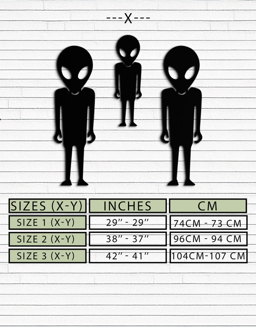 Load image into Gallery viewer, Alien Trio Metal Wall Art - Futuristic Sci-Fi Themed Wall Decor - KAF097
