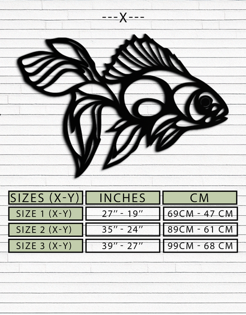 Load image into Gallery viewer, Abstract Fish Metal Wall Art - Modern Steel Wall Decor - KAF101
