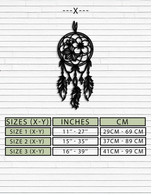 Resmi Galeri görüntüleyicisine yükleyin, Dreamcatcher Metal Duvar Sanatı - Boho Esintili Çelik Duvar Dekoru - KAF113
