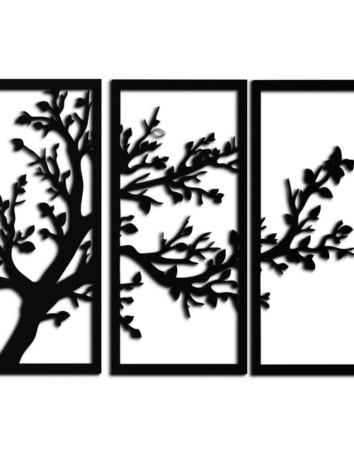 Resmi Galeri görüntüleyicisine yükleyin, Branch Trio Metal Duvar Sanatı - 3 Parçalı Modern Çelik Duvar Dekoru - KAF132

