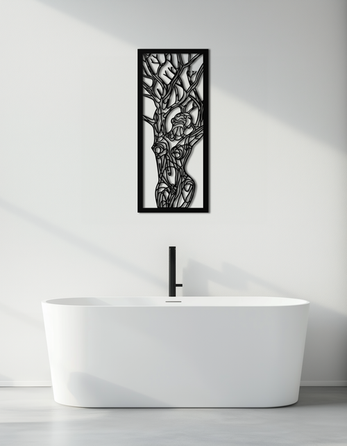 Load image into Gallery viewer, Tree of Life Metal Wall Art – Abstract Feminine Design - KAF138
