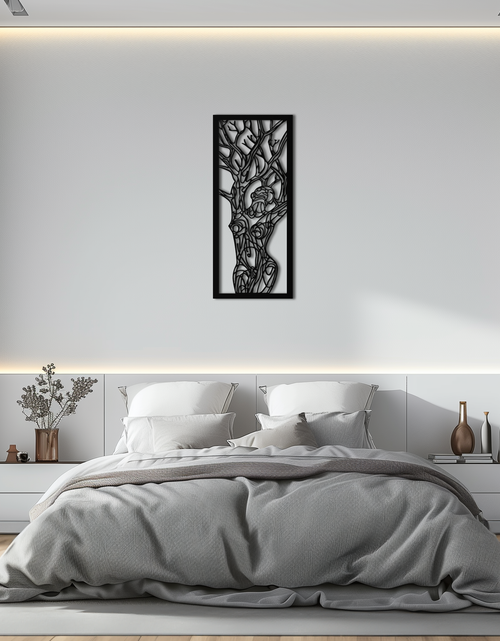 Load image into Gallery viewer, Tree of Life Metal Wall Art – Abstract Feminine Design - KAF138
