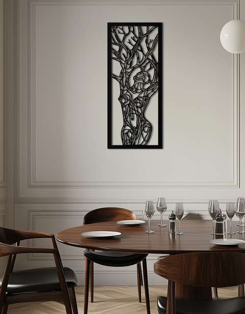 Load image into Gallery viewer, Tree of Life Metal Wall Art – Abstract Feminine Design - KAF138
