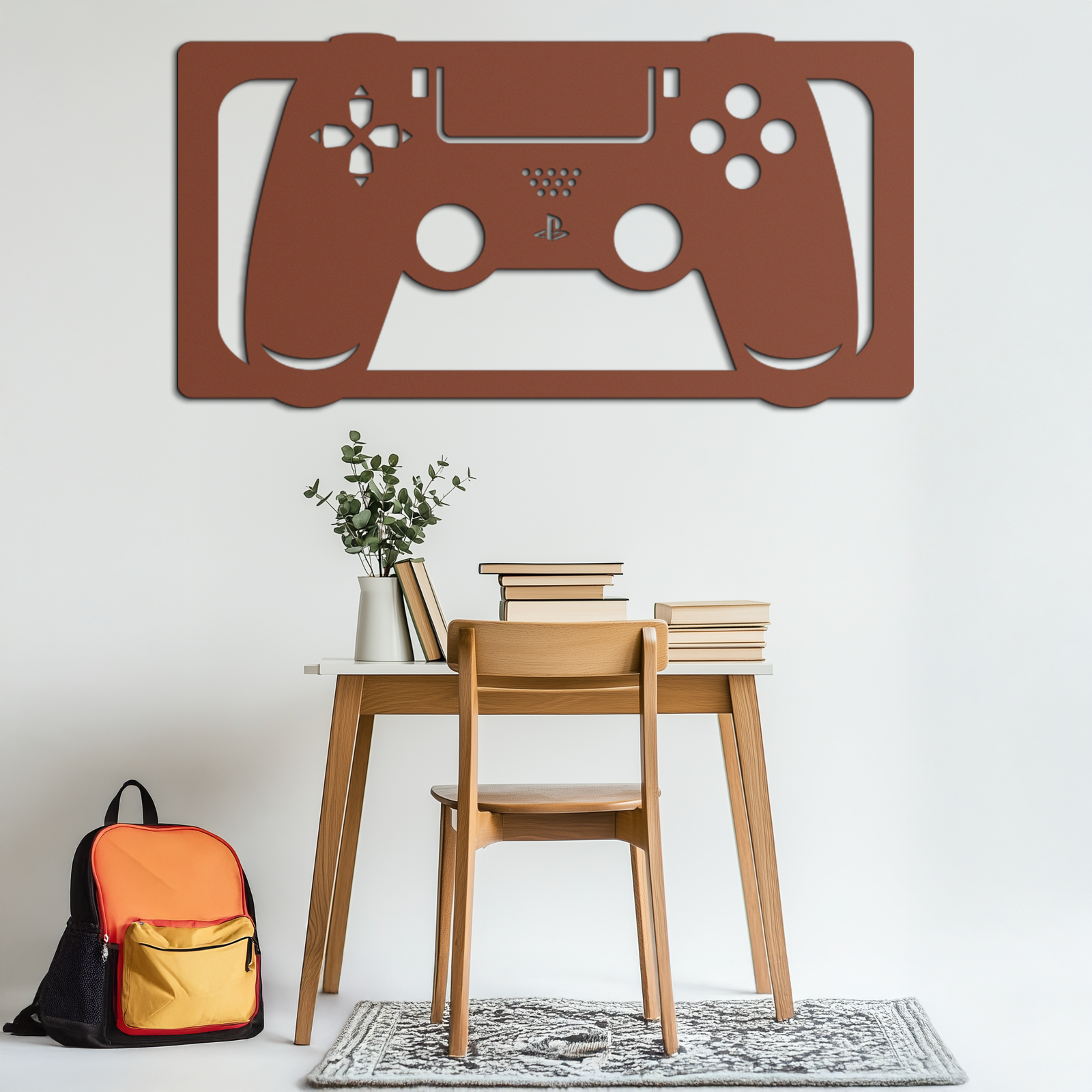 Gamer Controller Metal Wall Art - Modern Gaming Room Decor - KAF144