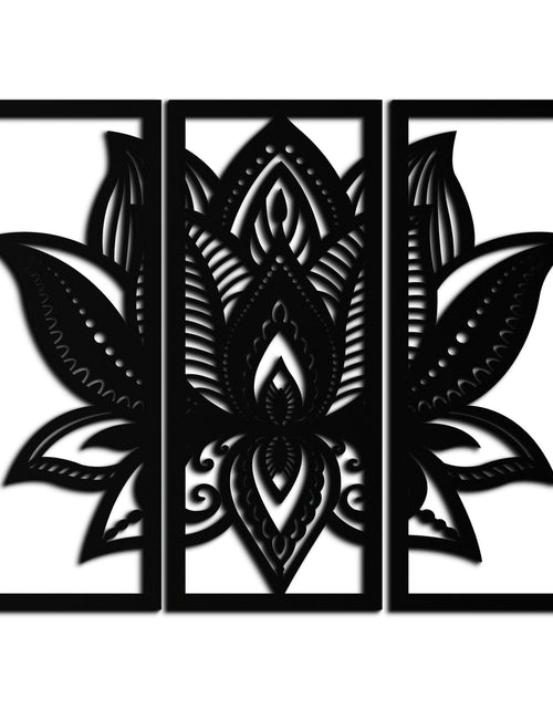 Resmi Galeri görüntüleyicisine yükleyin, Mandala Lotus Metal Duvar Sanatı - Zarif ve Manevi Ev Dekoru - KAF148
