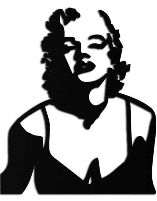 Resmi Galeri görüntüleyicisine yükleyin, Göz Alıcı Marilyn Monroe Metal Duvar Sanatı – İkonik Pop Art Çelik Dekor - KAF153

