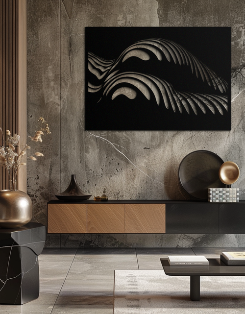 Load image into Gallery viewer, Abstract Female Form Metal Wall Art – Modern Geometric Steel Decor - KAF154

