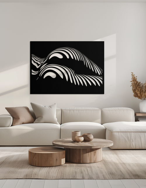 Load image into Gallery viewer, Abstract Female Form Metal Wall Art – Modern Geometric Steel Decor - KAF154
