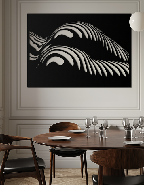 Load image into Gallery viewer, Abstract Female Form Metal Wall Art – Modern Geometric Steel Decor - KAF154
