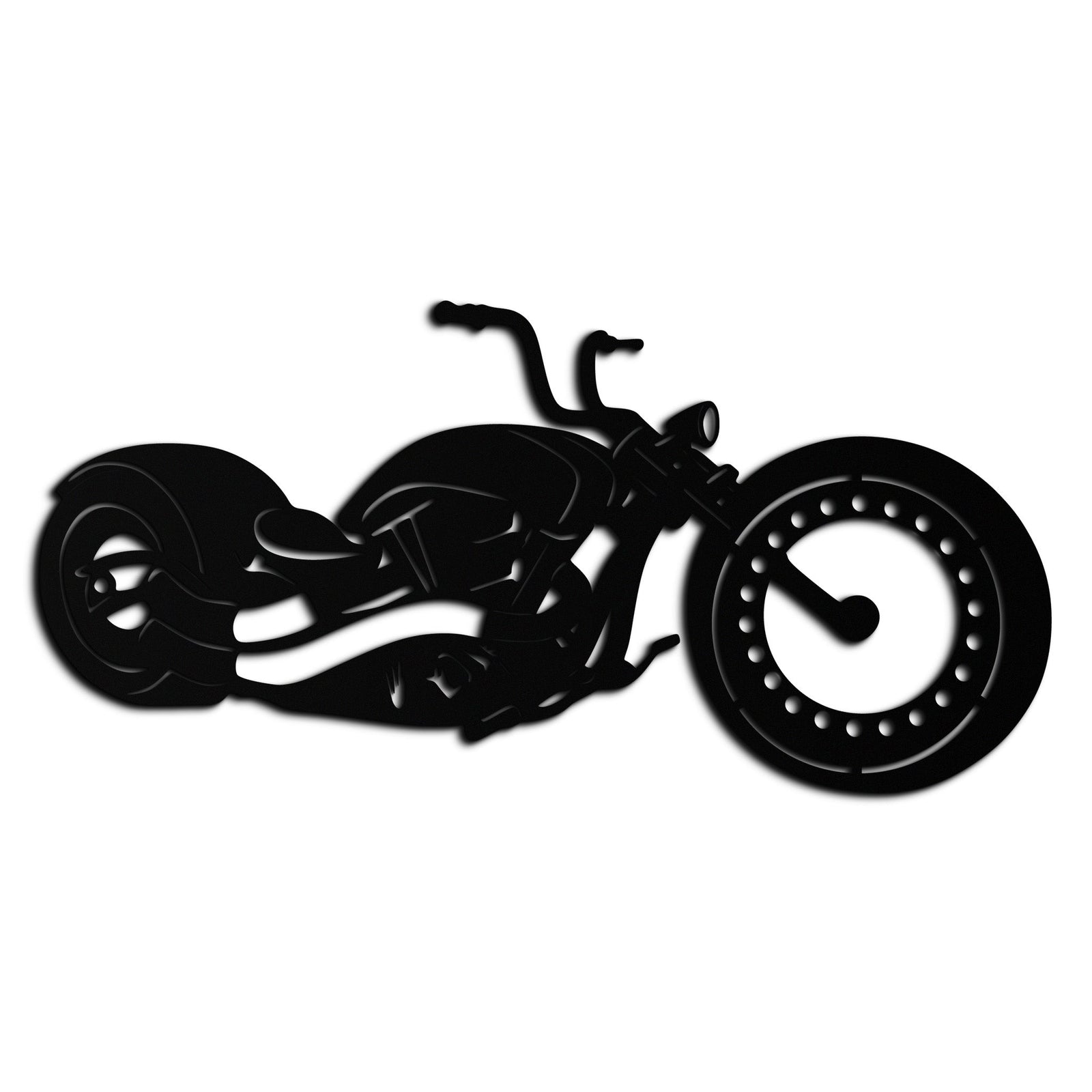 Motosiklet Metal Duvar Sanatı - Garaj ve Erkek Mağarası için Motorcu Dekoru - KAF172