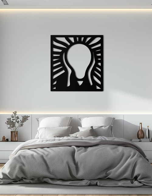 Resmi Galeri görüntüleyicisine yükleyin, Çığlık Metal Duvar Sanatı - Minimalist Ekspresyonist Dekor- KAF179
