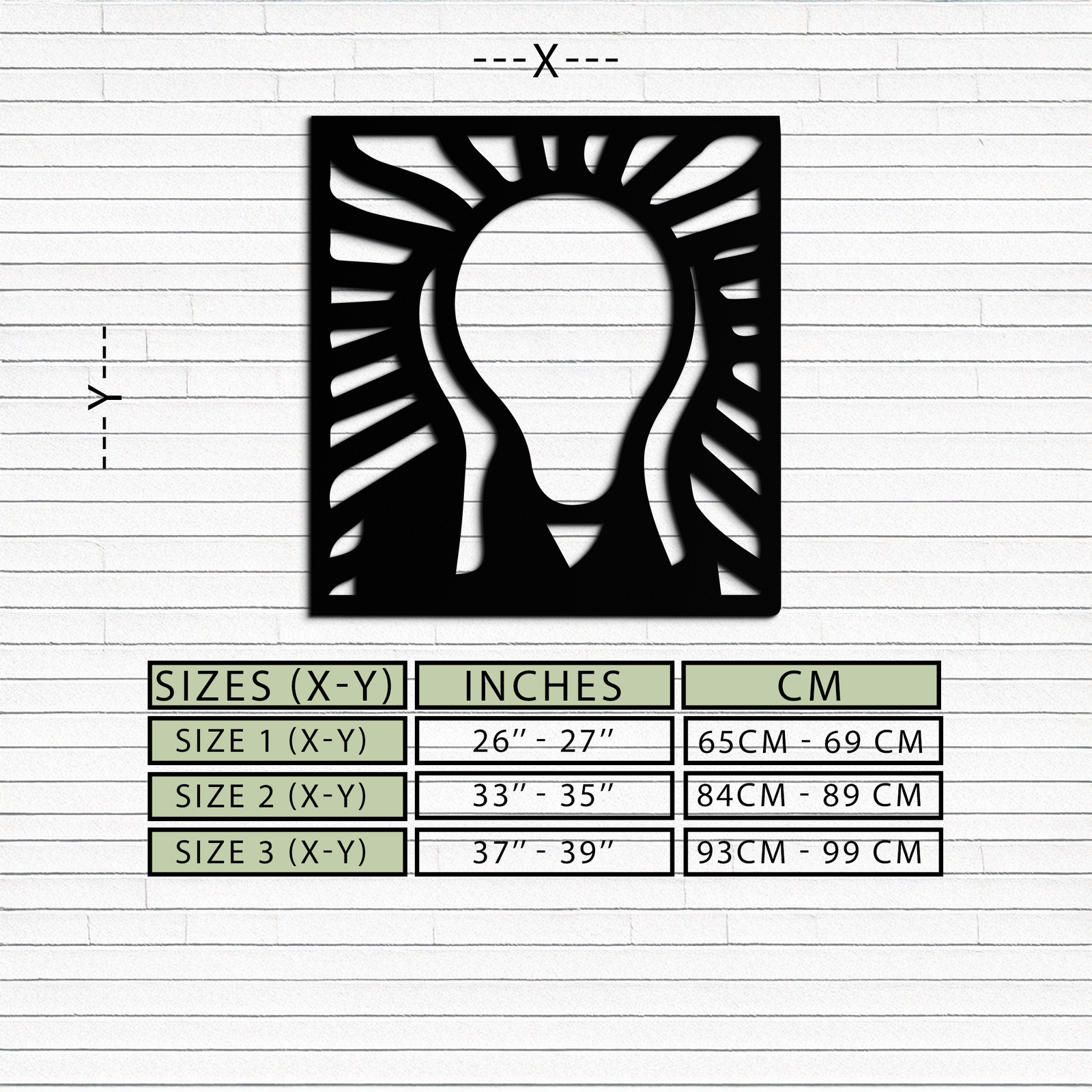 Çığlık Metal Duvar Sanatı - Minimalist Ekspresyonist Dekor- KAF179
