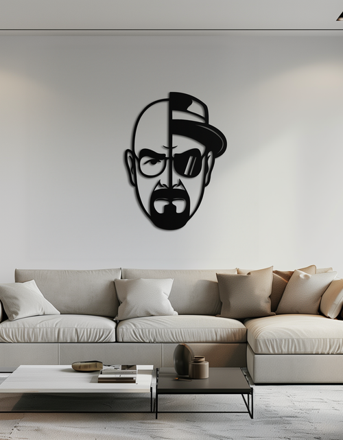 Load image into Gallery viewer, Walter White Metal Wall Art - Iconic TV Show Decor- KAF183
