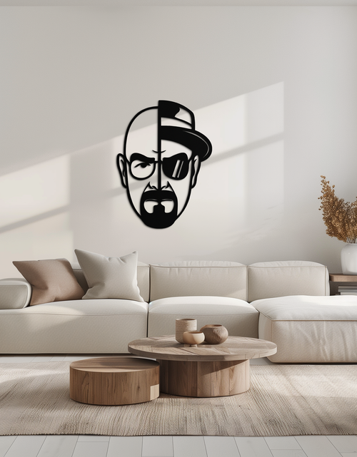Load image into Gallery viewer, Walter White Metal Wall Art - Iconic TV Show Decor- KAF183
