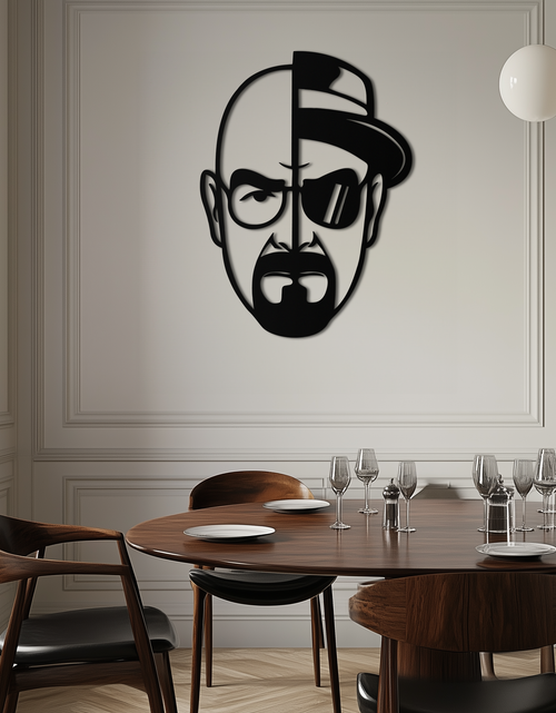 Load image into Gallery viewer, Walter White Metal Wall Art - Iconic TV Show Decor- KAF183
