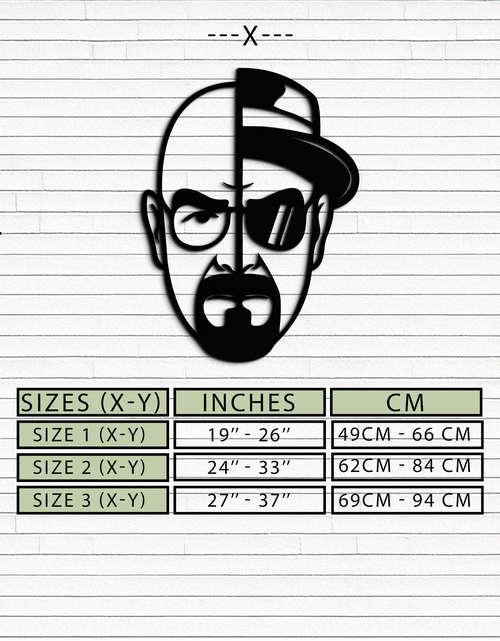 Load image into Gallery viewer, Walter White Metal Wall Art - Iconic TV Show Decor- KAF183
