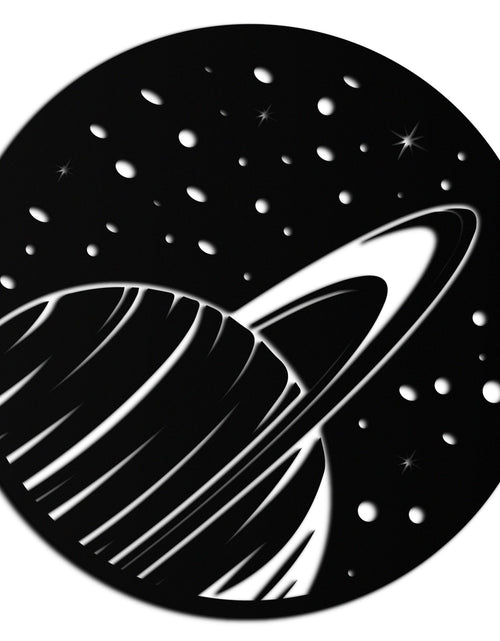 Load image into Gallery viewer, Saturn Planet Metal Wall Art - Cosmic Space Decor- KAF187
