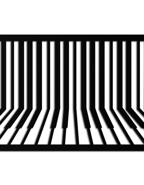 Resmi Galeri görüntüleyicisine yükleyin, Geometrik Piyano Tuşları Metal Duvar Sanatı - Modern Müzik Dekoru- KAF189
