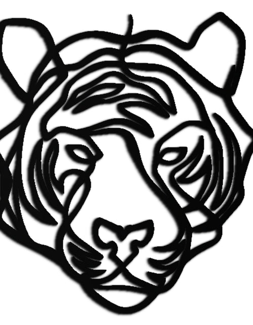 Load image into Gallery viewer, Geometric Tiger Metal Wall Art - Modern Minimalist Decor - KAF207
