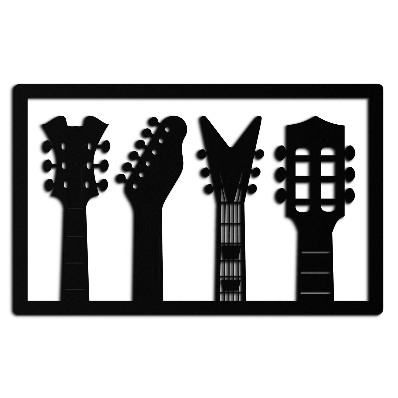 Gitar Sapı Metal Duvar Sanatı - Modern Müzik Severlerin Dekoru- KAF258