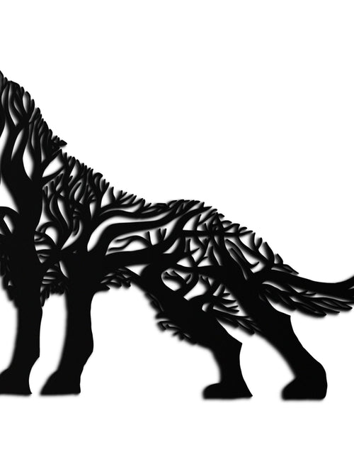 Load image into Gallery viewer, Tree Wolf Metal Wall Art - Nature-Inspired Wildlife Decor- KAF263
