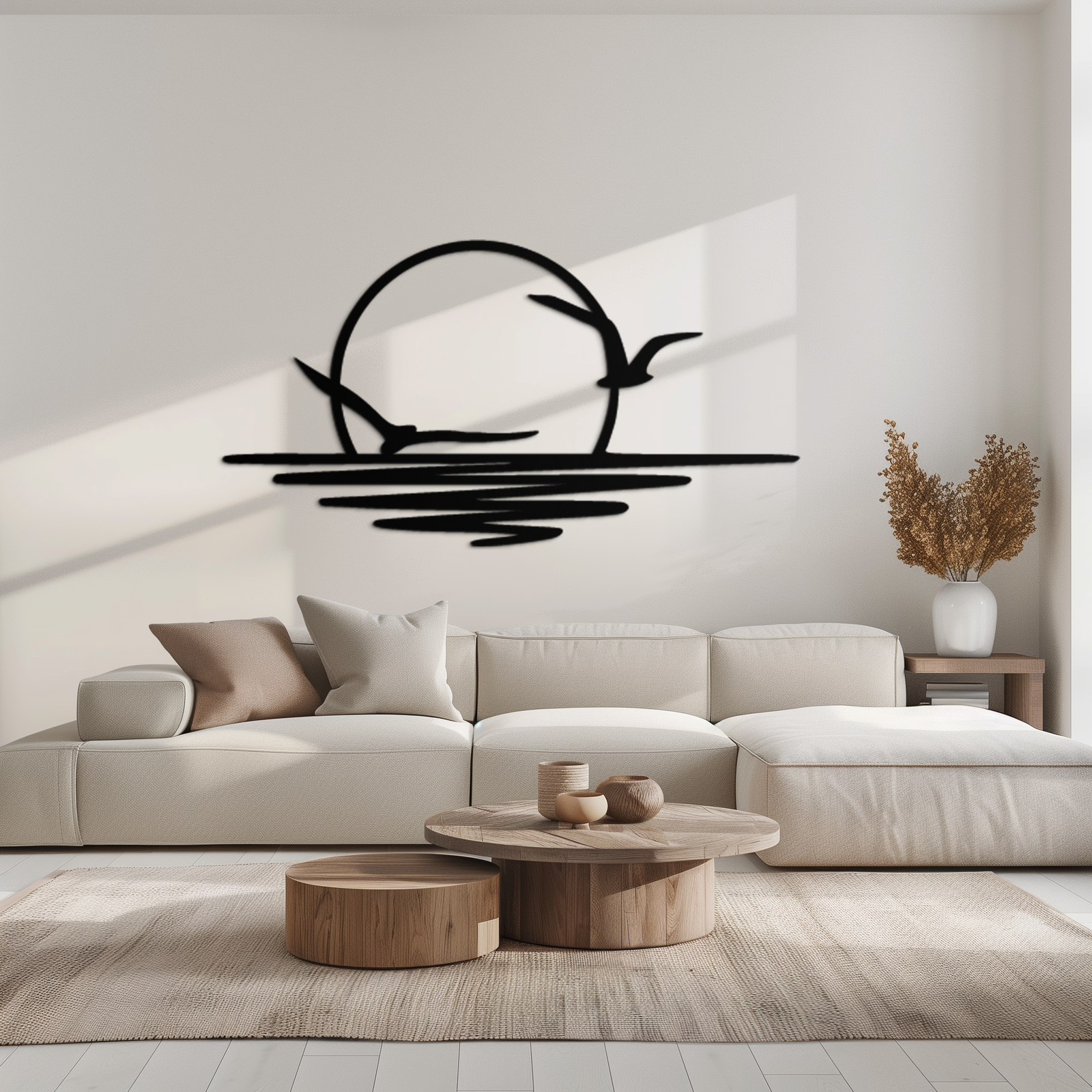 Seaside Sunset Metal Wall Art - Tranquil Ocean View Decor- KAF285