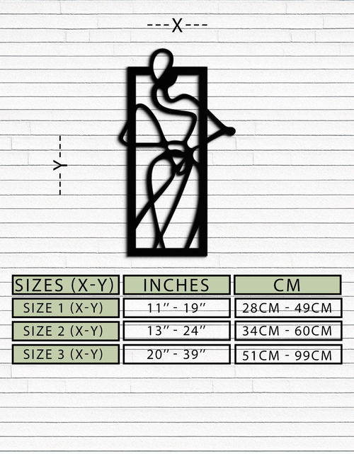 Load image into Gallery viewer, Minimalist Woman Line Art Metal Wall Decor – Abstract Feminine Silhouette Black Steel Artwork for Modern Interiors- KAF437
