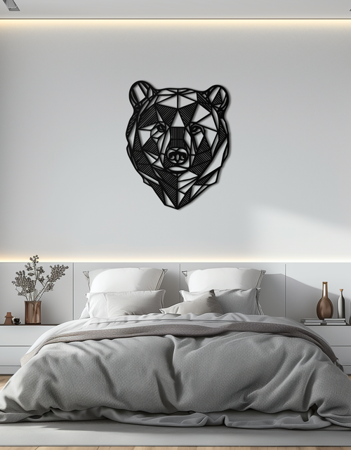 Load image into Gallery viewer, Bear Metal Wall Art - Wild Animal Steel Silhouette for Nature-Inspired Decor- KAF475

