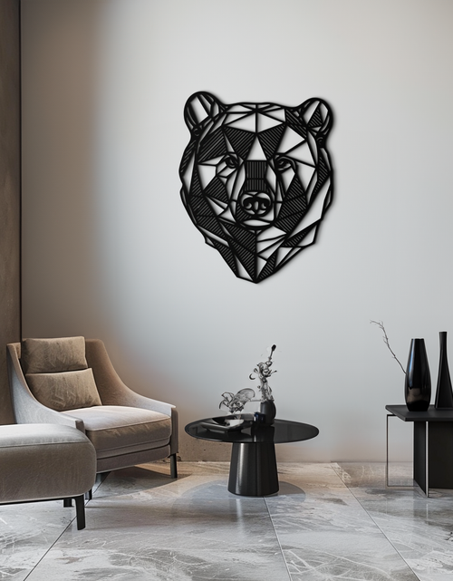 Load image into Gallery viewer, Bear Metal Wall Art - Wild Animal Steel Silhouette for Nature-Inspired Decor- KAF475
