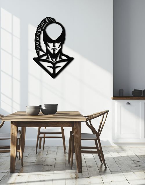 Load image into Gallery viewer, Lee Sin Wall Art - Minimalist Metal Design Inspired by League of Legends- KAF487
