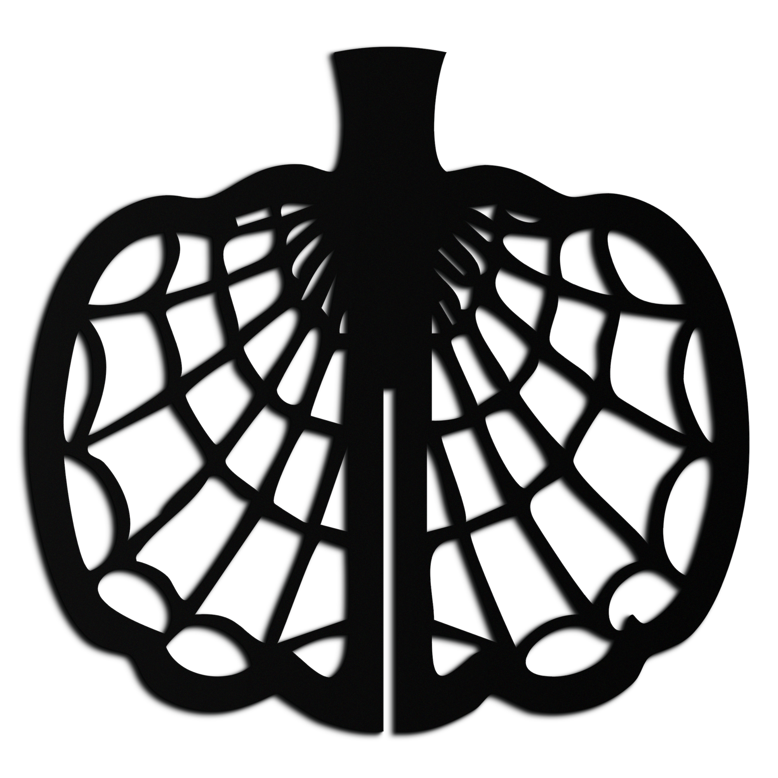 Broken Glass Pattern Metal Wall Art – Black Steel Abstract Home Decor- KAF499