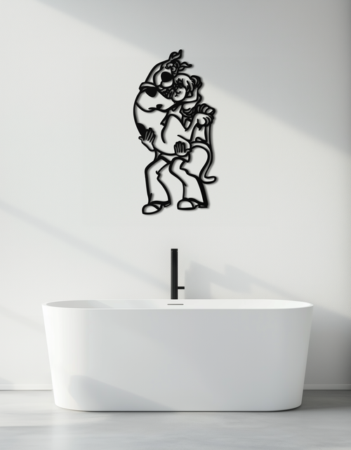 Load image into Gallery viewer, Shaggy Metal Wall Art – Scooby-Doo-Inspired Silhouette for Cartoon Fans- KAF656
