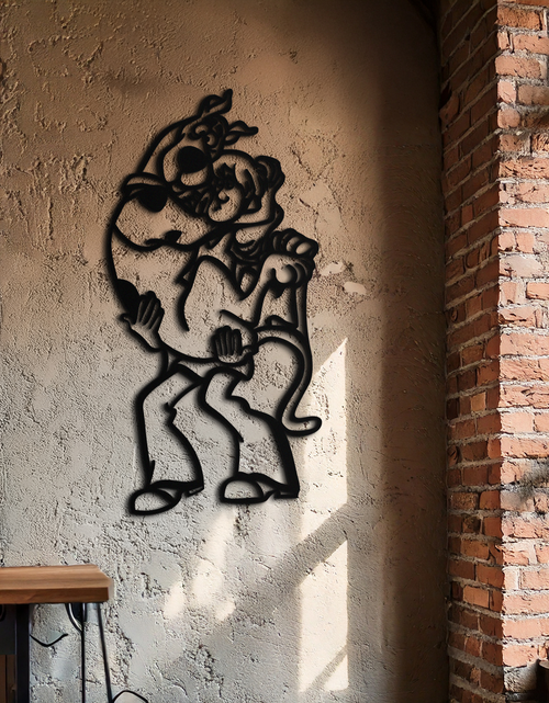 Load image into Gallery viewer, Shaggy Metal Wall Art – Scooby-Doo-Inspired Silhouette for Cartoon Fans- KAF656
