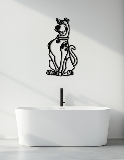 Load image into Gallery viewer, Scooby-Doo Metal Wall Art – Iconic Cartoon Character Silhouette for Fans- KAF657
