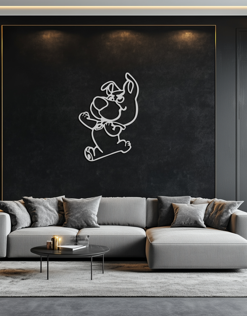 Load image into Gallery viewer, Scrappy-Doo Metal Wall Art – Playful Cartoon Character Silhouette for Fans- KAF658
