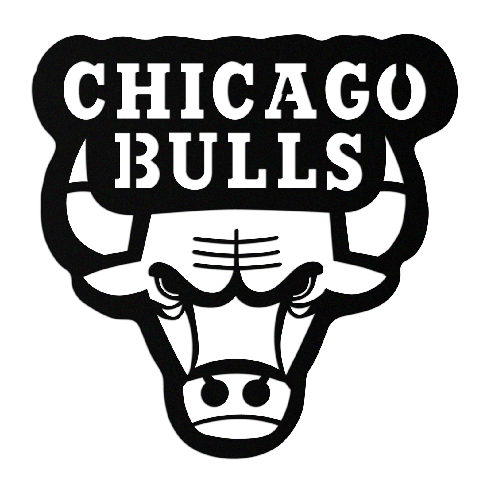 Chicago Bulls Logo Metal Duvar Sanatı – Spor Hayranları için Simgesel NBA Takım Amblemi- KAF672