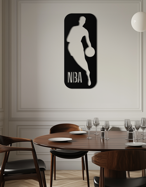 Resmi Galeri görüntüleyicisine yükleyin, NBA Basketbol Oyuncusu Silüeti Metal Duvar Sanatı – Oyun Odaları İçin Simgesel Spor Dekoru- KAF676
