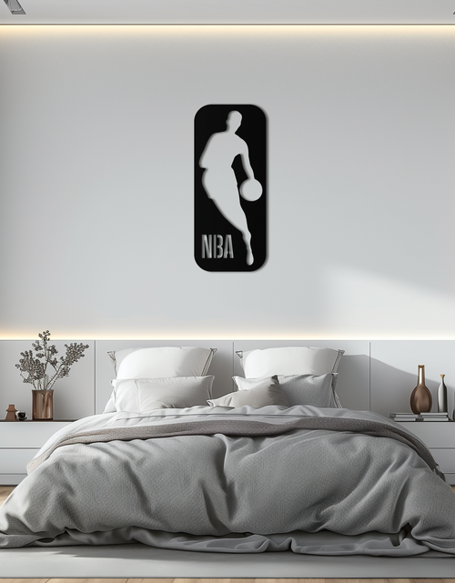 Resmi Galeri görüntüleyicisine yükleyin, NBA Basketbol Oyuncusu Silüeti Metal Duvar Sanatı – Oyun Odaları İçin Simgesel Spor Dekoru- KAF676
