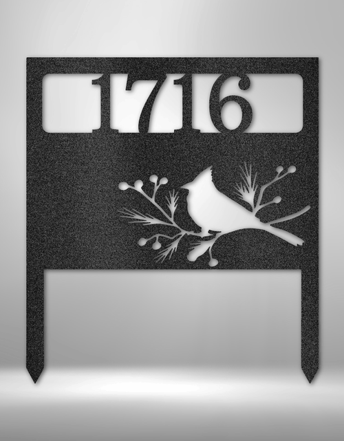 Load image into Gallery viewer, Bird Yard Personalized Gifts - Custom Metal Sign
