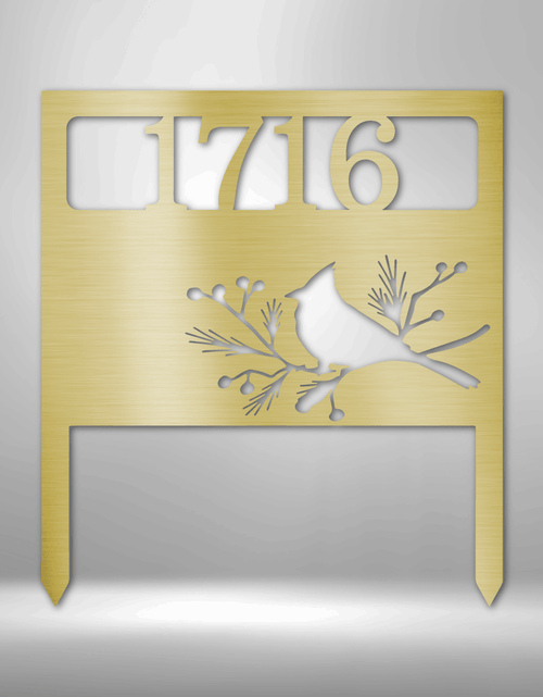 Load image into Gallery viewer, Bird Yard Personalized Gifts - Custom Metal Sign
