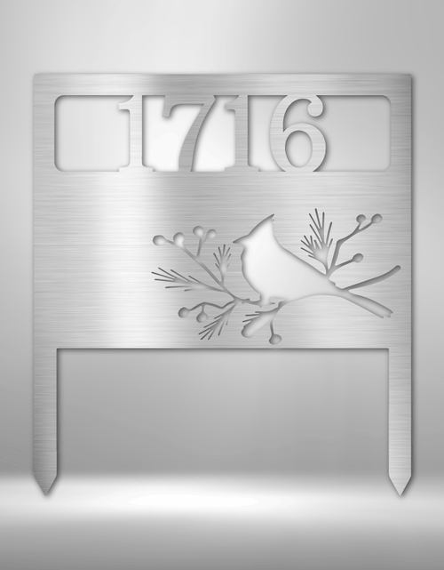 Load image into Gallery viewer, Bird Yard Personalized Gifts - Custom Metal Sign
