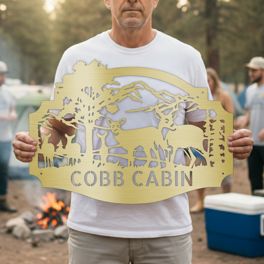 İsim Metal Tabela - Özel Metal Tabela, Yıldönümü/Düğün/Eve Taşınma/Noel Hediyesi