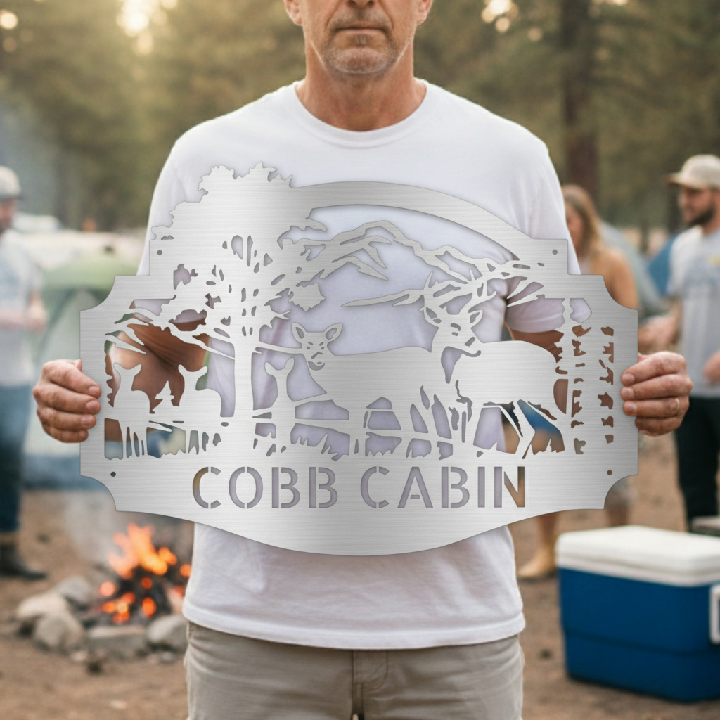 İsim Metal Tabela - Özel Metal Tabela, Yıldönümü/Düğün/Eve Taşınma/Noel Hediyesi