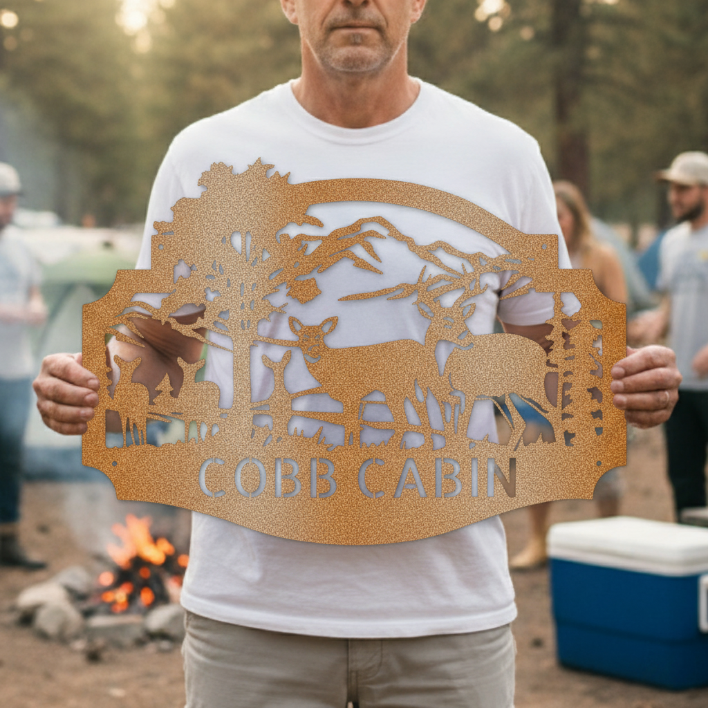 İsim Metal Tabela - Özel Metal Tabela, Yıldönümü/Düğün/Eve Taşınma/Noel Hediyesi