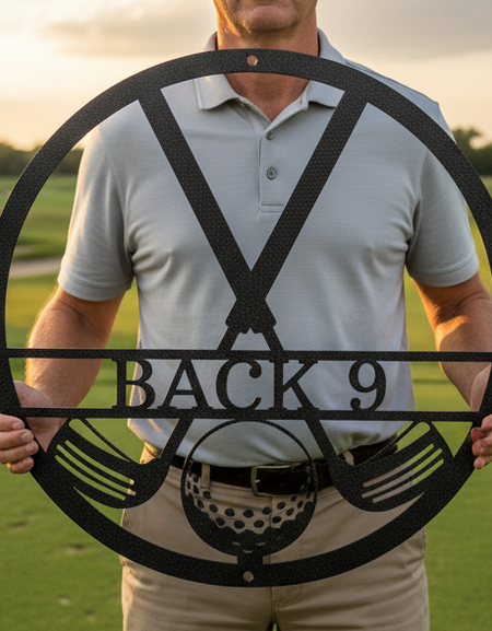 Golf Kulübü Kişiselleştirilmiş Hediyeler - Özel Metal Tabela
