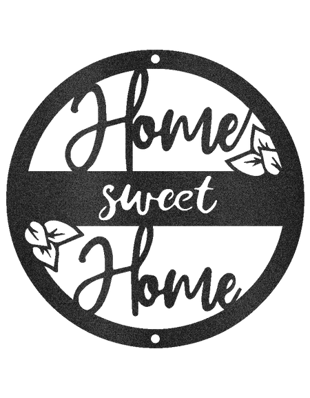 Home Sweet Home Metal Sign - Custom Metal Sign, Housewarming/Wedding Anniversary Gift