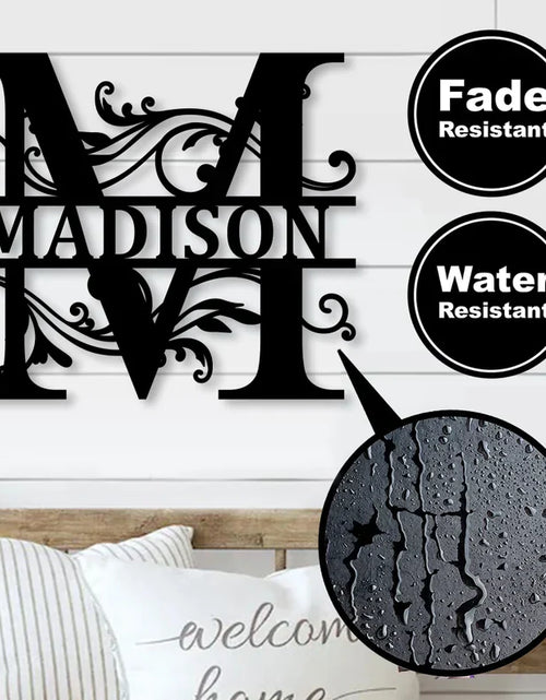 Resmi Galeri görüntüleyicisine yükleyin, İsim Metal Tabela - Özel Metal Tabela, Yıldönümü/Düğün/Eve Taşınma/Noel Hediyesi
