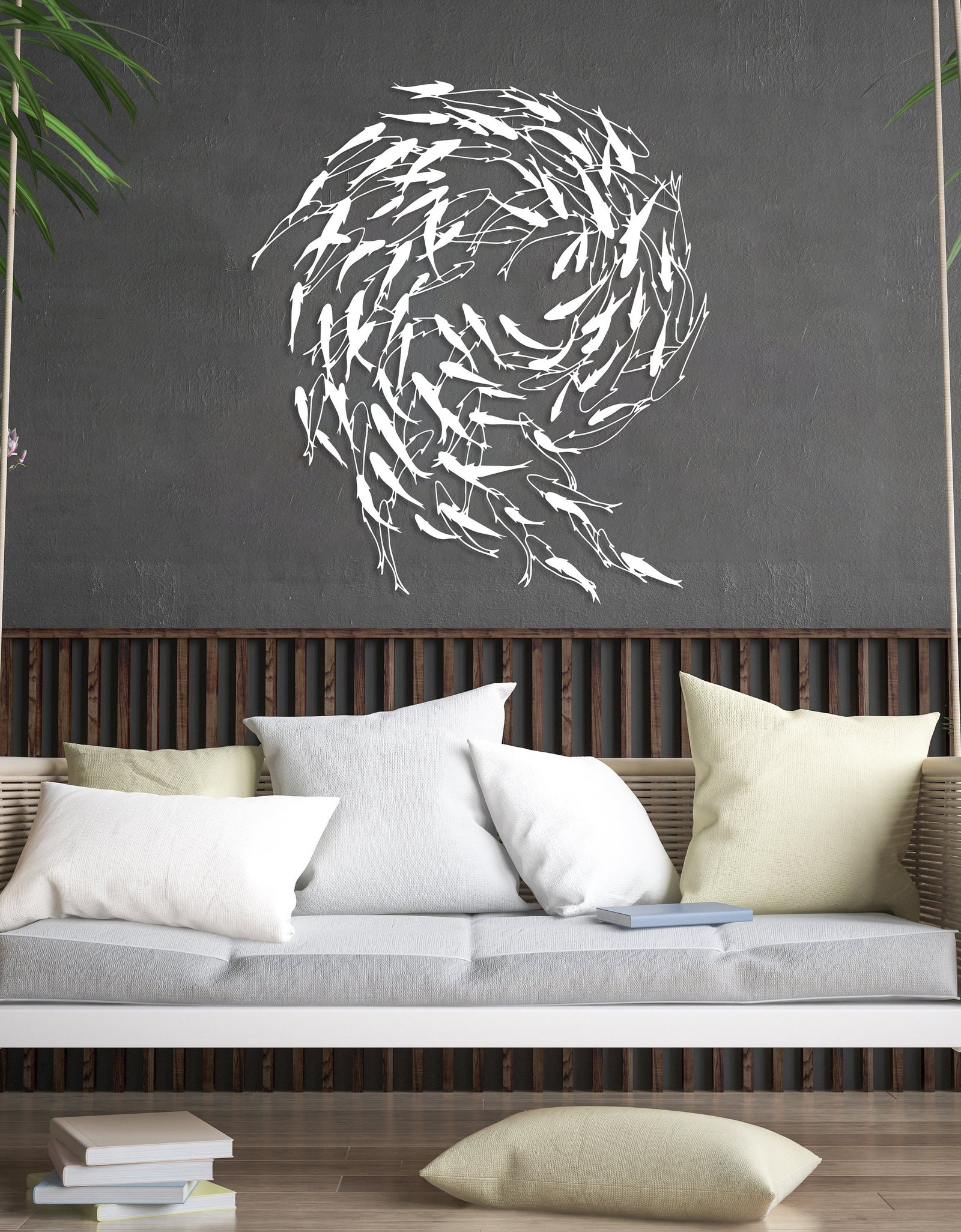 Metal Fish Wall Art Fish Family