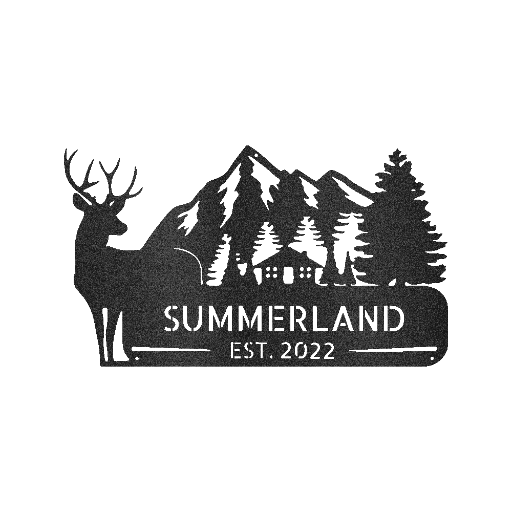 Kır Evi Kişiselleştirilmiş Hediyeler - Özel Metal Tabela